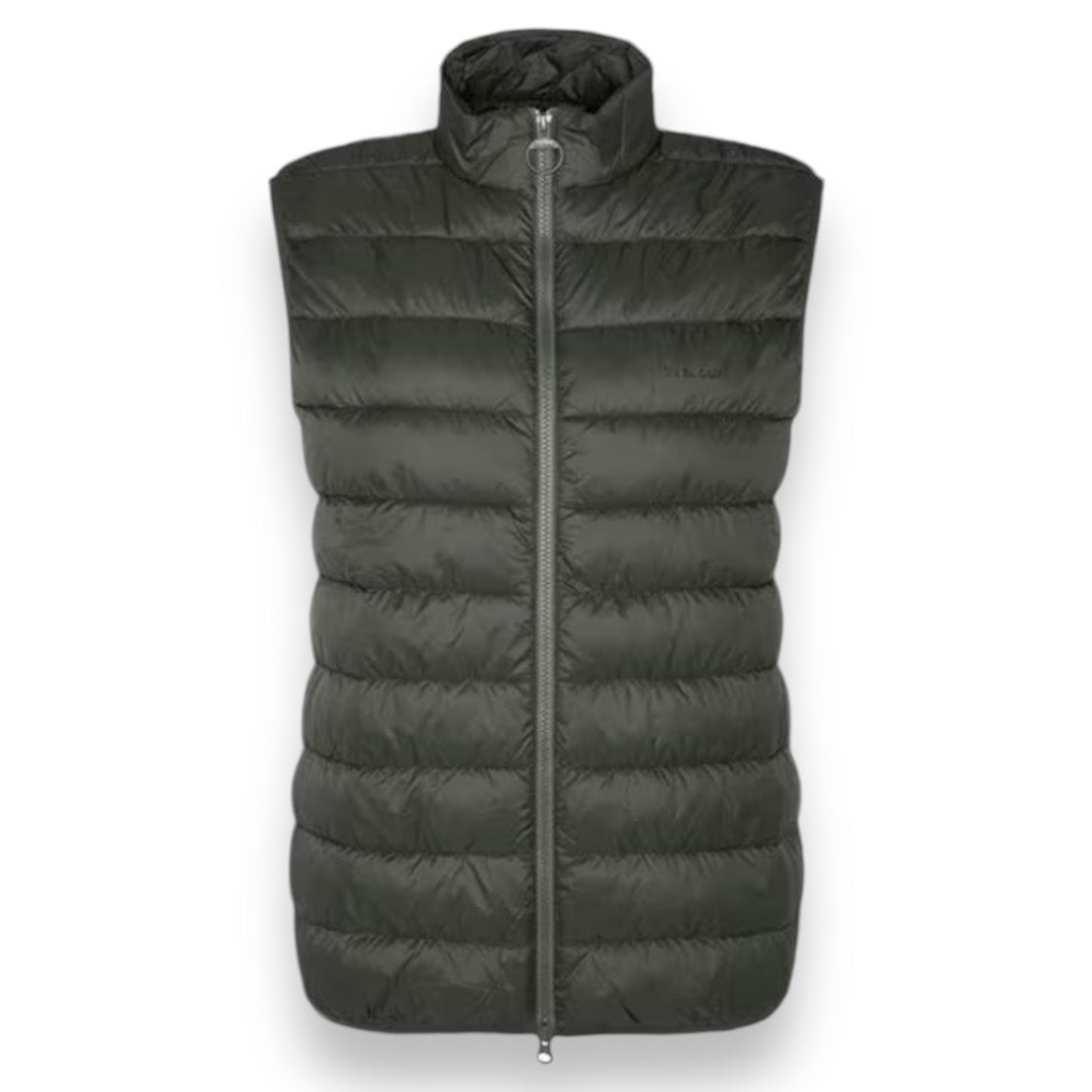 BARBOUR BRET PADDED GILET OLIVE GREEN