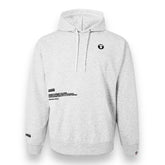 A BATHING APE MOON FACE PATCH OTTH HOODIE GREY