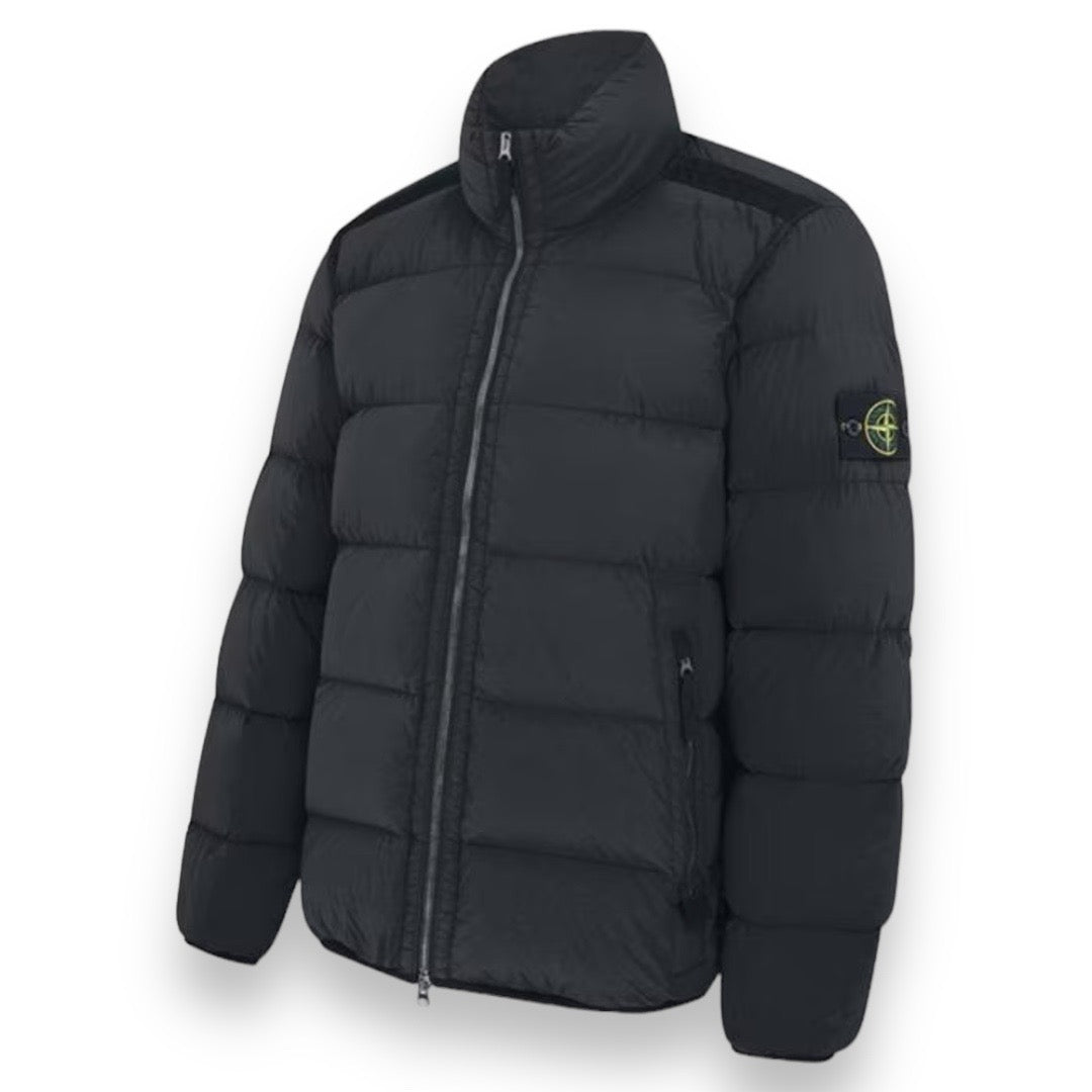 STONE ISLAND SEAMLESS TUNNEL DOWN PUFFER JACKET CHARCOAL GREY