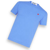 COMME DES GARÇONS PLAY T-SHIRT SMALL HEART BLUE