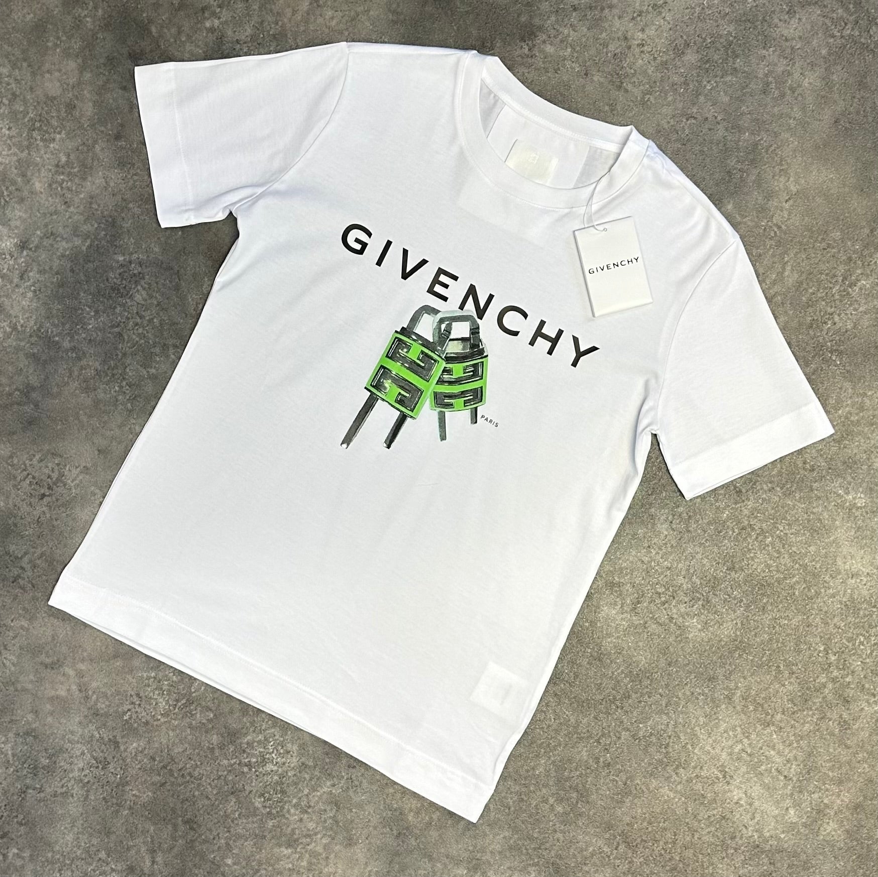 GIVENCHY PADLOCK T-SHIRT WHITE