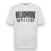 BILLIONAIRE BOYS CLUB STRAIGHT LOGO T-SHIRT WHITE