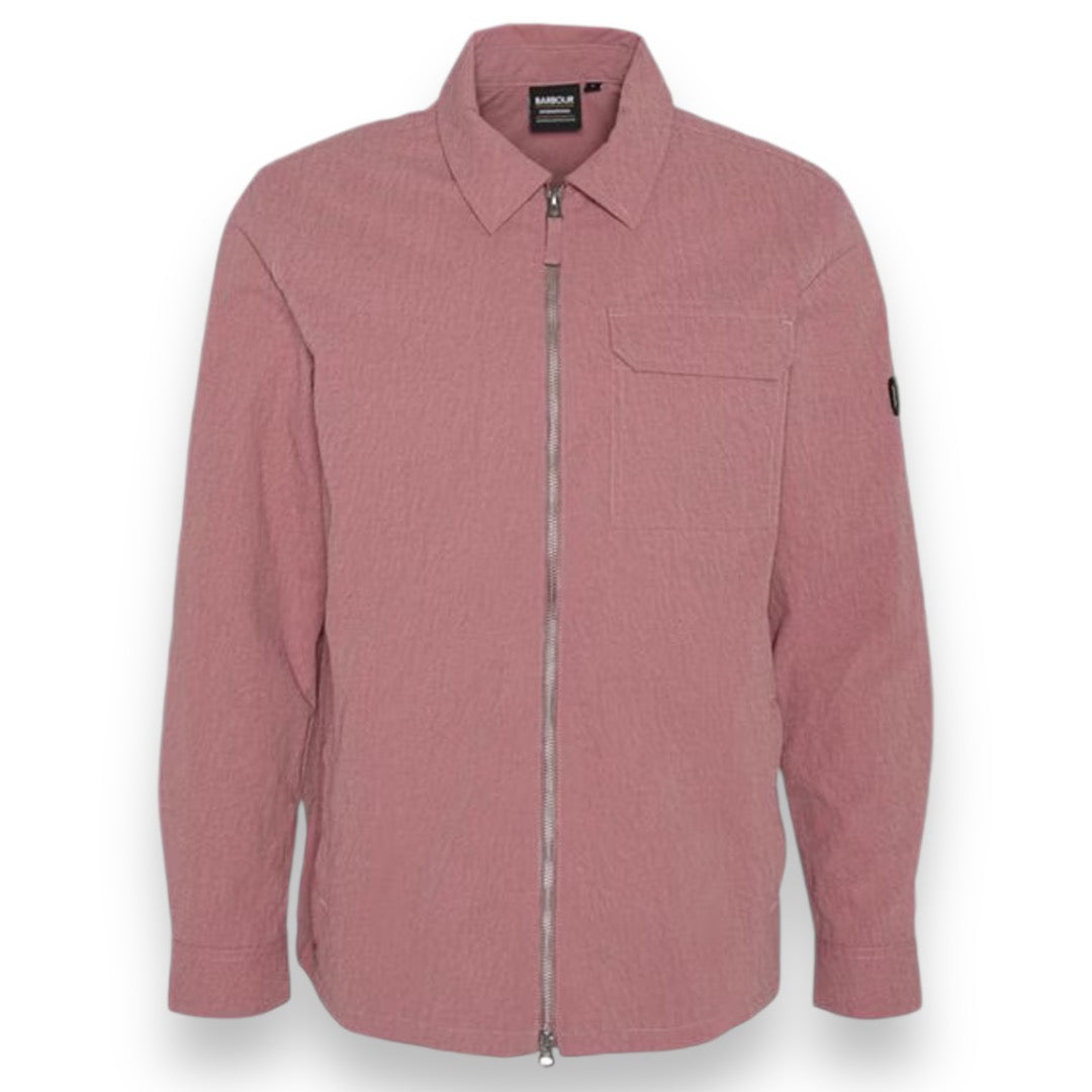 BARBOUR INTERNATIONAL POCKET MAZE OVERSHIRT PINK