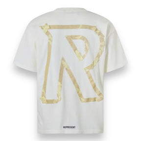 REPRESENT TAPE T-SHIRT WHITE