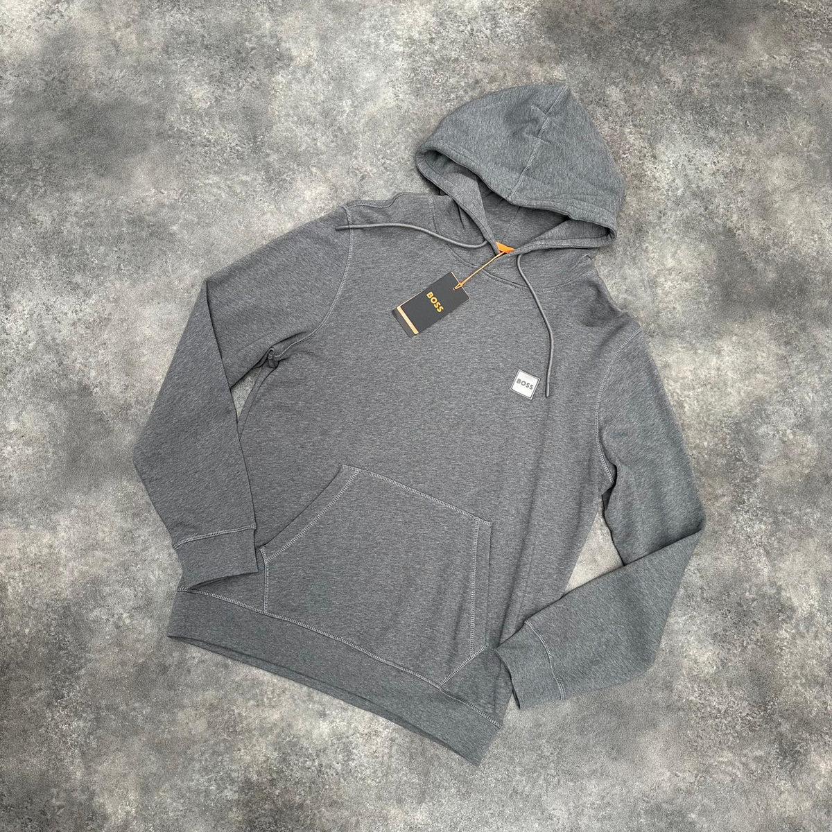 HUGO BOSS SWEATSHIRT HOODIE GREY * SALE *