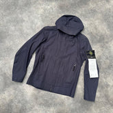 STONE ISLAND HOODED WATER REPELLENT SUPIMA COTTON JACKET *SALE*