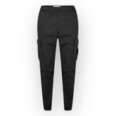 STONE ISLAND RASO CARGO TROUSERS PIOMBO GREY