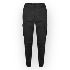 STONE ISLAND RASO CARGO TROUSERS PIOMBO GREY