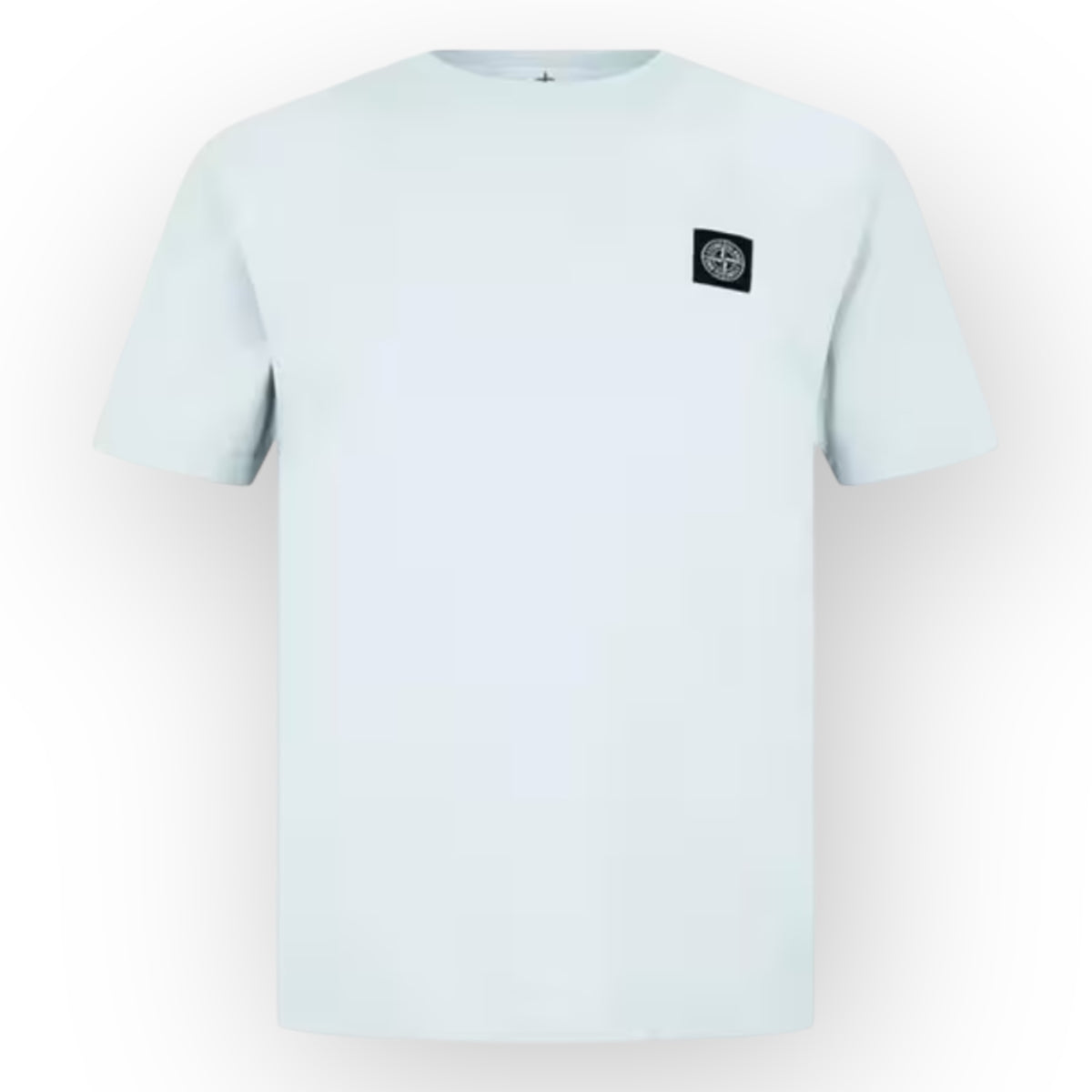 STONE ISLAND PATCH LOGO T-SHIRT CIELO BLUE