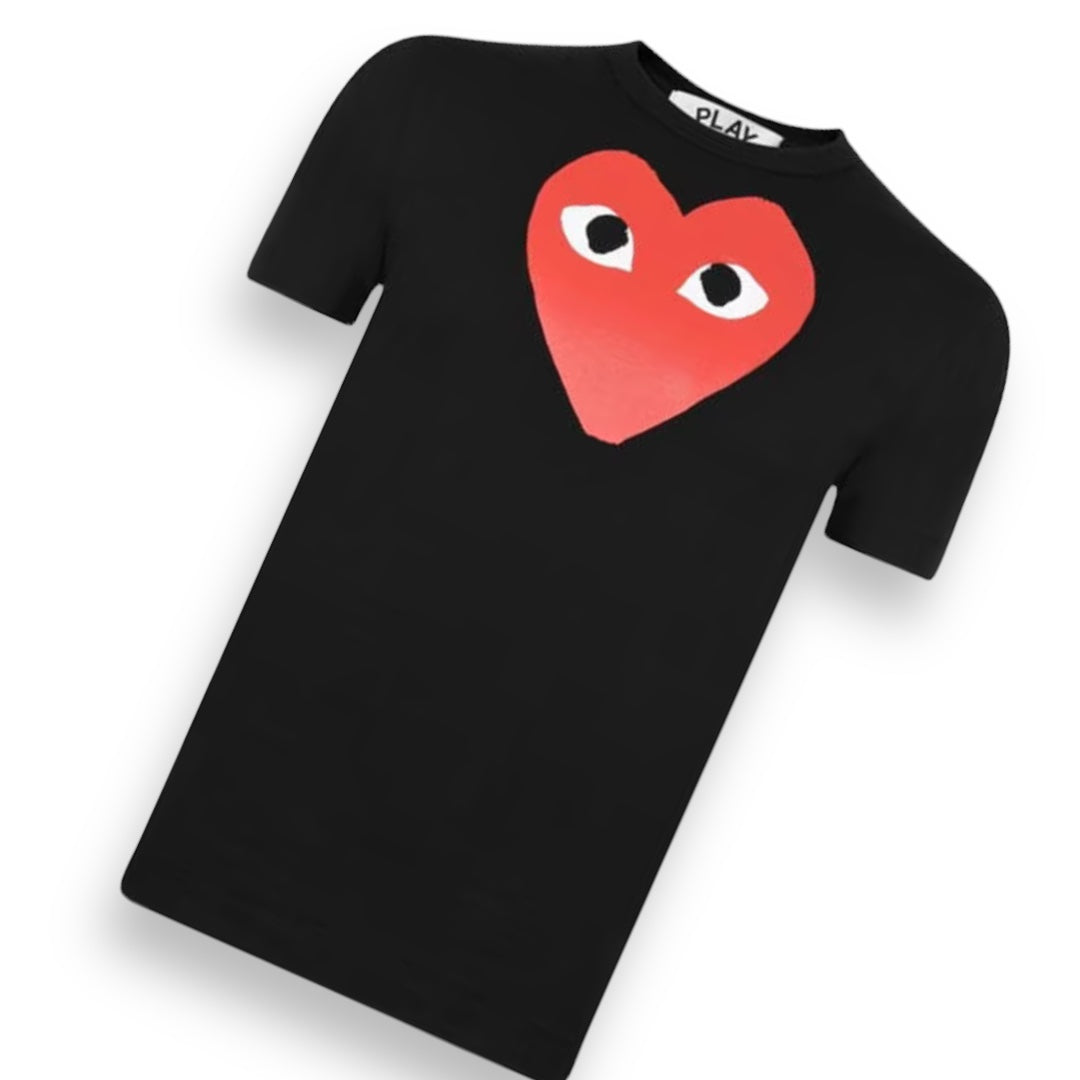 COMME DES GARÇONS PLAY T-SHIRT MEDIUM HEART BLACK