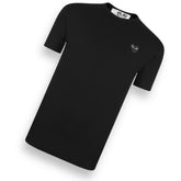 COMME DES GARÇONS PLAY T-SHIRT SMALL GREY HEART BLACK