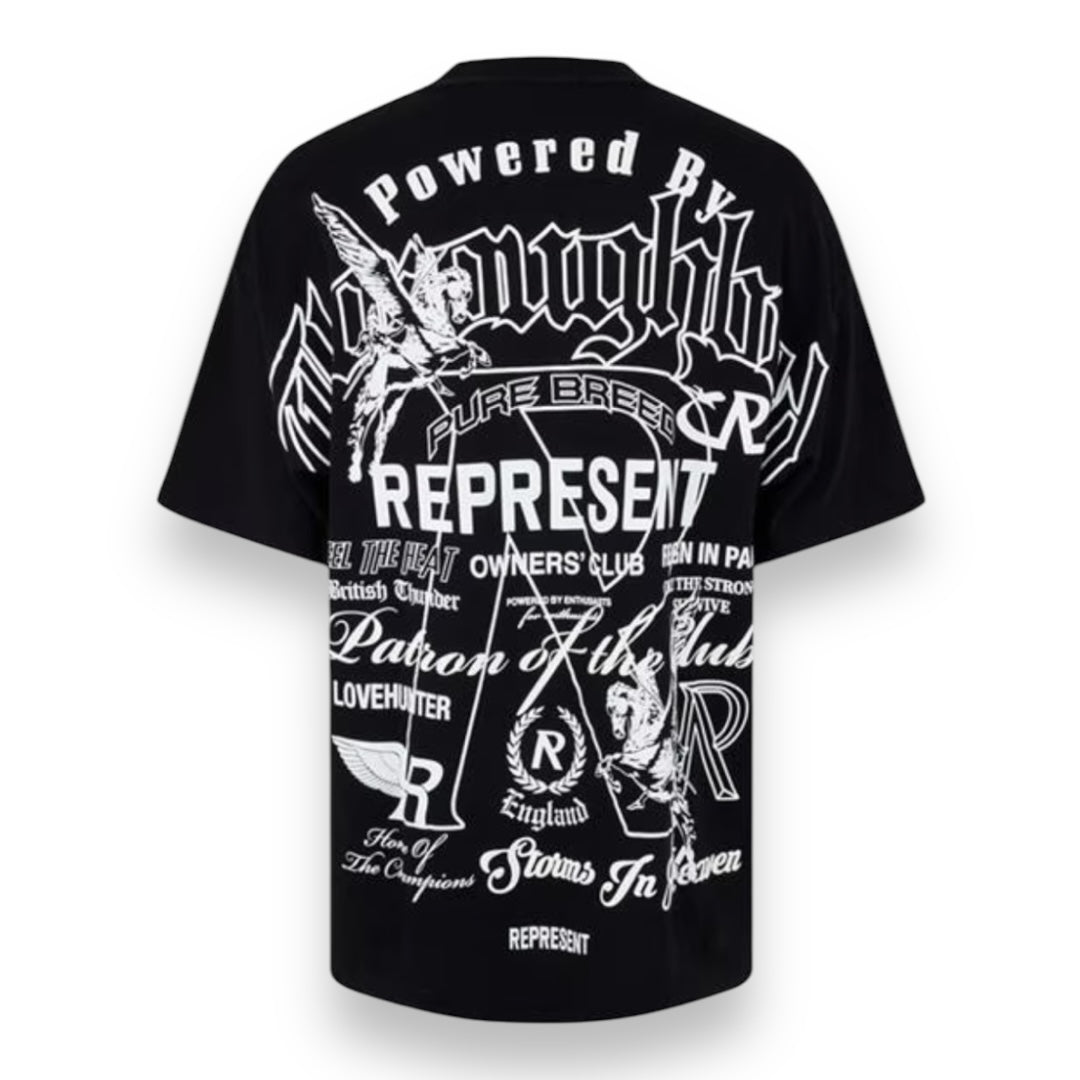 REPRESENT ICONS T-SHIRT BLACK