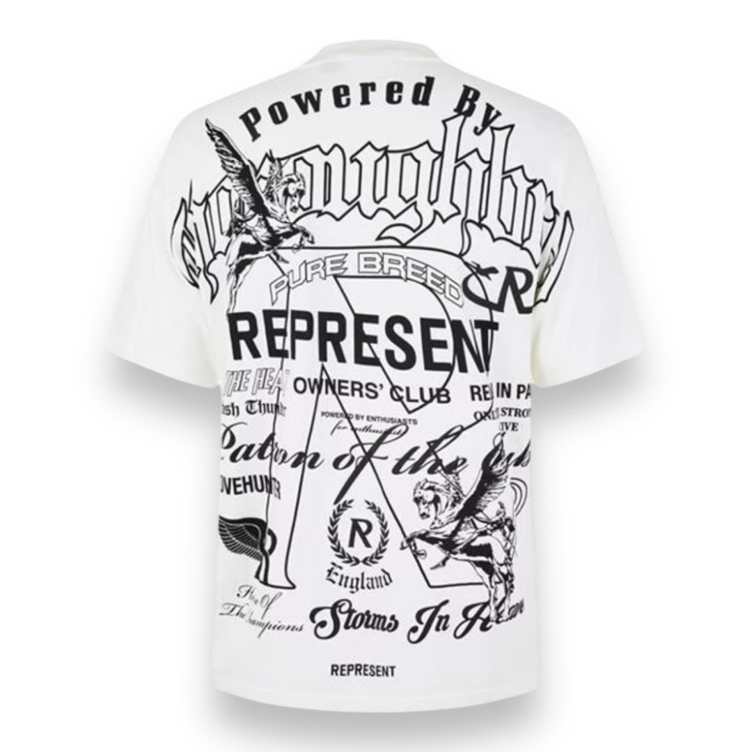 REPRESENT ICONS T-SHIRT WHITE