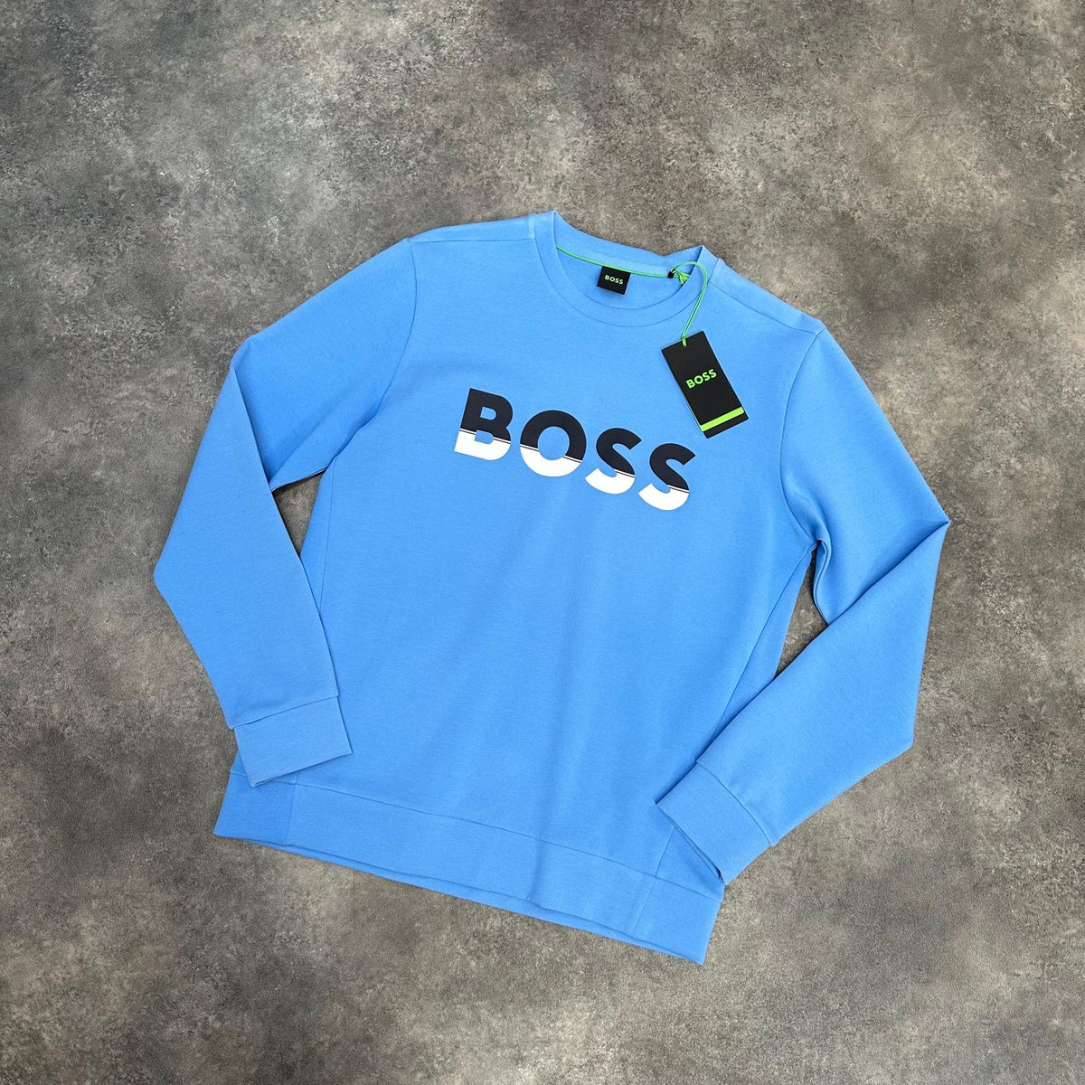 HUGO BOSS SWEATSHIRT BRIGHT BLUE * SALE *