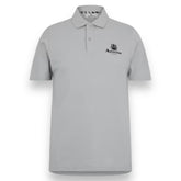 AQUASCUTUM CHEST LOGO POLO SHIRT GREY