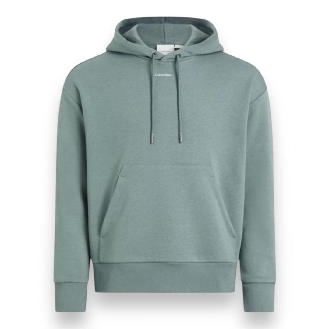 CALVIN KLEIN SMALL LOGO OTTH HOODIE SAGE GREEN