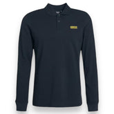 BARBOUR INTERNATIONAL LONG SLEEVE POLO SHIRT BLACK YELLOW