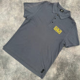 FENDI PLAQUE POLO SHIRT GREY (USED)