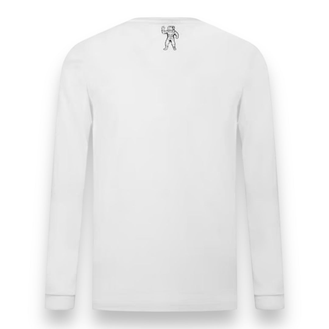 BILLIONAIRE BOYS CLUB SMALL ARCH LONG SLEEVED T-SHIRT WHITE