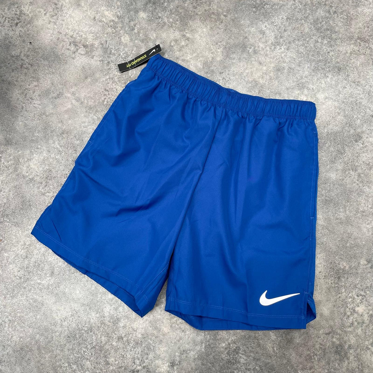 NIKE DRI FIT MENS GYM TRAINING SHORTS BLUE