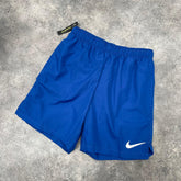 NIKE DRI FIT MENS GYM TRAINING SHORTS BLUE