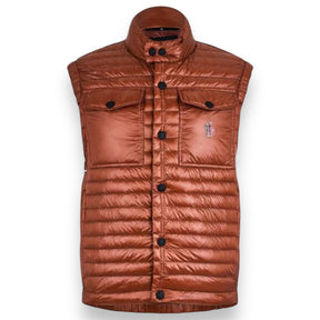 MONCLER GRENOBLE GILET BROWN