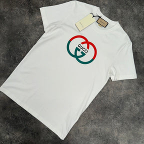 GUCCI GG INTERLOCK T-SHIRT WHITE