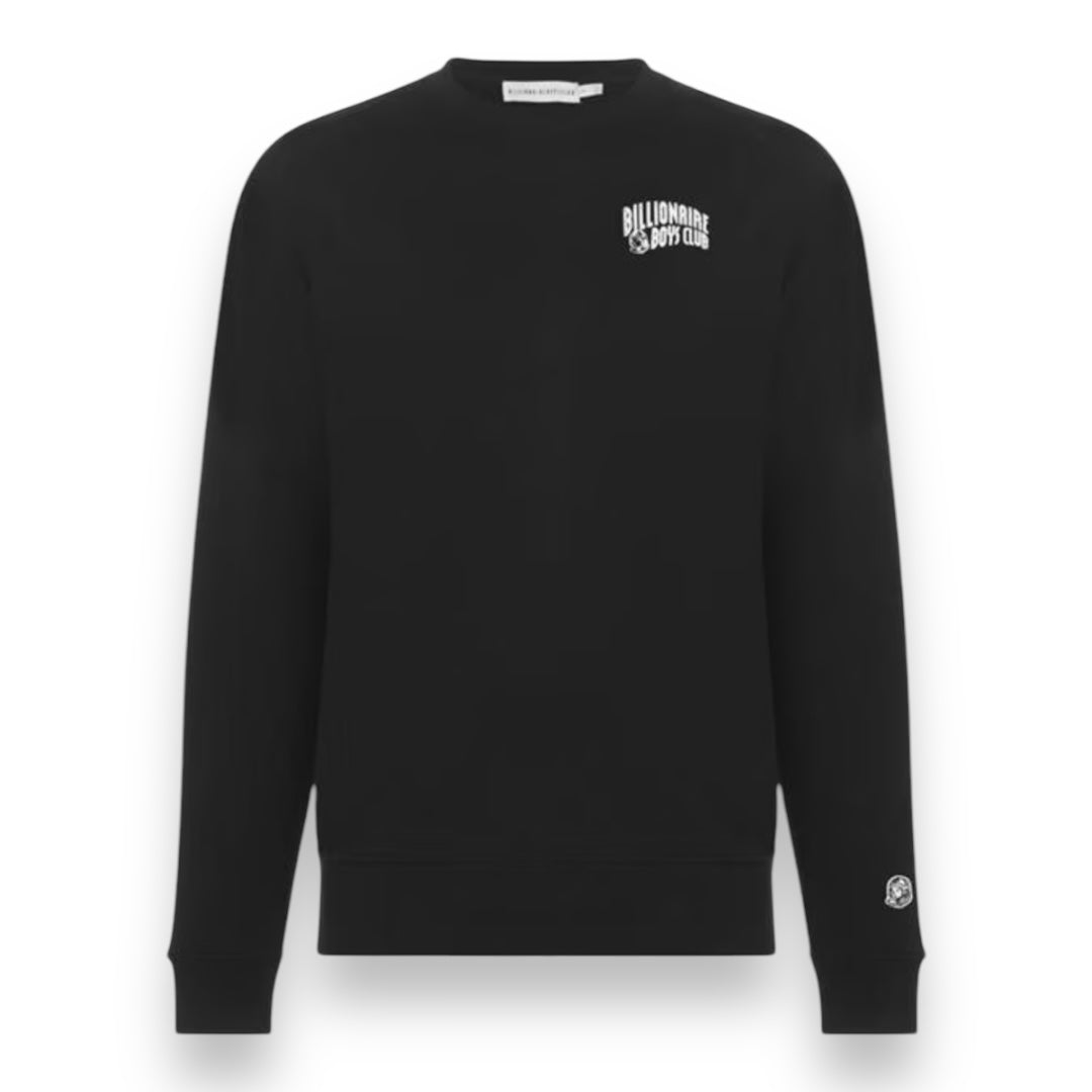 BILLIONAIRE BOYS CLUB SMALL ARCH LOGO SWEATSHIRT BLACK