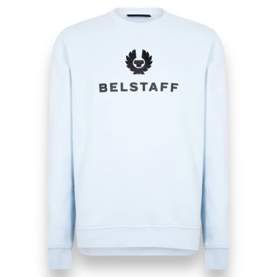 BELSTAFF LOGO SWEATSHIRT SKY BLUE