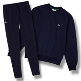 LACOSTE CREW NECK TRACKSUIT NAVY BLUE