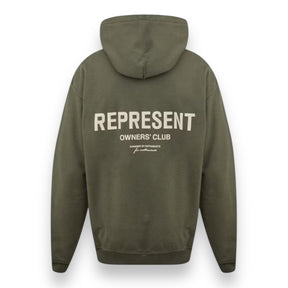 REPRESENT OWNERS CLUB OTTH HOODIE OLIVE GREEN