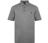 HUGO BOSS PLAQUE POLO SHIRT GREY