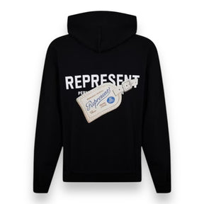 REPRESENT LUGGAGE TAG OTTH HOODIE BLACK