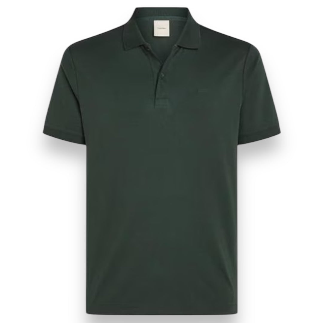 CALVIN KLEIN LIQUID TOUCH SLIM POLO SHIRT FOREST GREEN