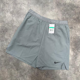 NIKE PRO MENS GYM TRAINING SHORTS GREY