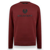 BELSTAFF LOGO SWEATSHIRT BURGUNDY