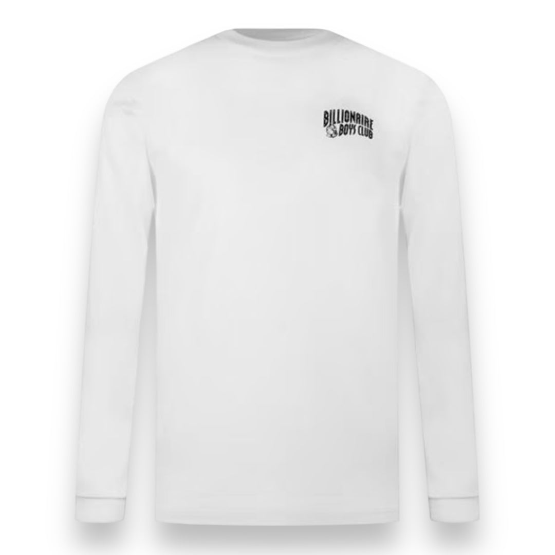 BILLIONAIRE BOYS CLUB SMALL ARCH LONG SLEEVED T-SHIRT WHITE