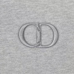 CHRISTIAN DIOR CD ICON LOGO HOODIE GREY