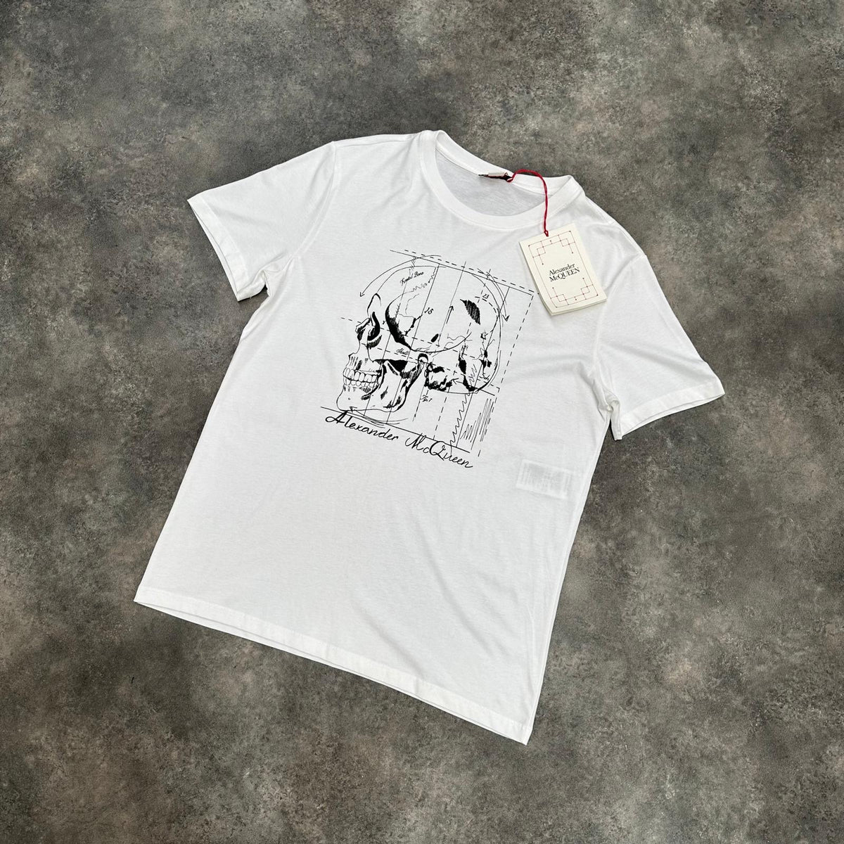 ALEXANDER MCQUEEN SKULL T-SHIRT WHITE