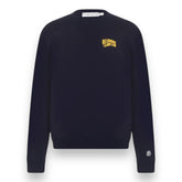 BILLIONAIRE BOYS CLUB SMALL ARCH LOGO SWEATSHIRT NAVY YELLOW