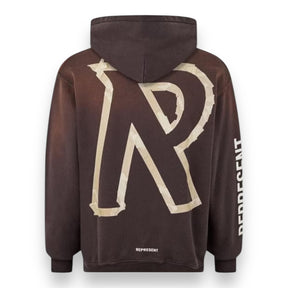 REPRESENT REP TAPE WASH OTTH HOODIE CEDAR RED