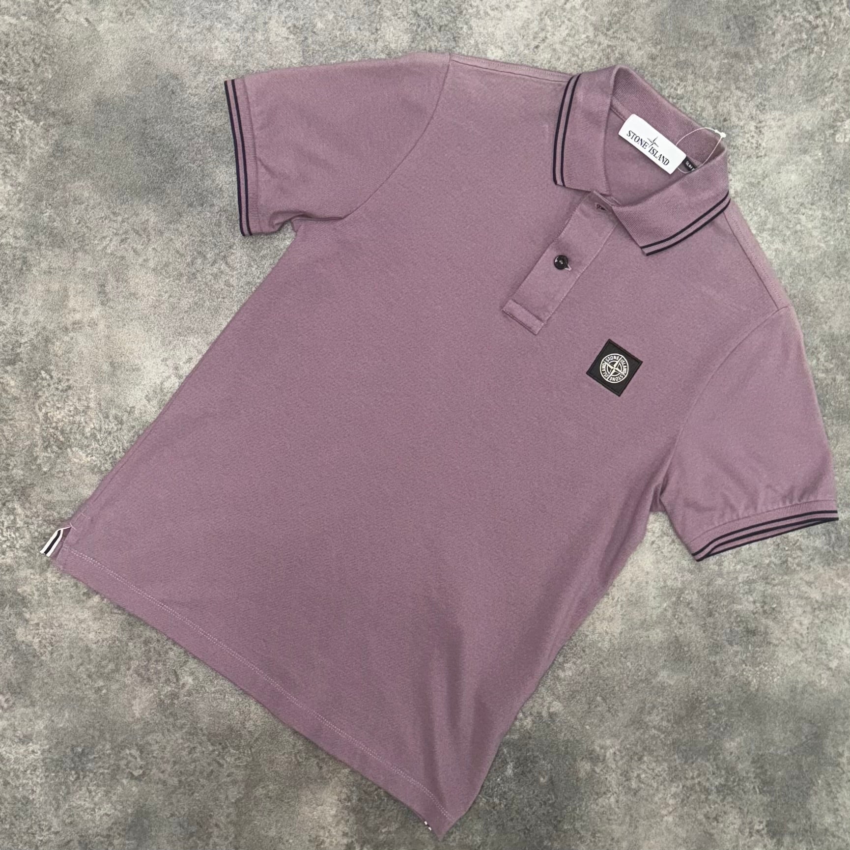 STONE ISLAND POLO SHIRT * SALE * PURPLE