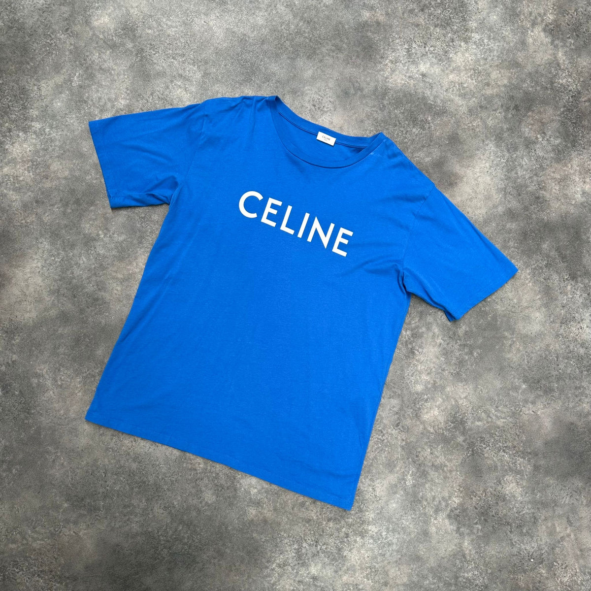 CELINE T-SHIRT BLUE (USED)