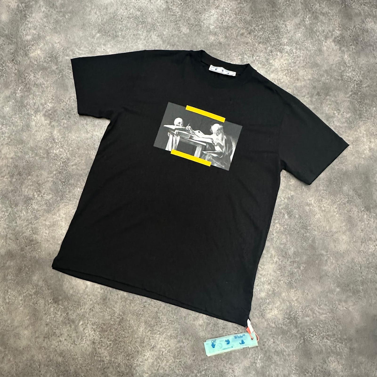 OFF WHITE CARAVAGGIO T-SHIRT BLACK