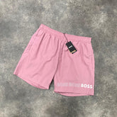 HUGO BOSS HUGO SWIM SHORTS PINK * SALE *