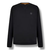 HUGO BOSS PATCH LOGO SWEATSHIRT BLACK