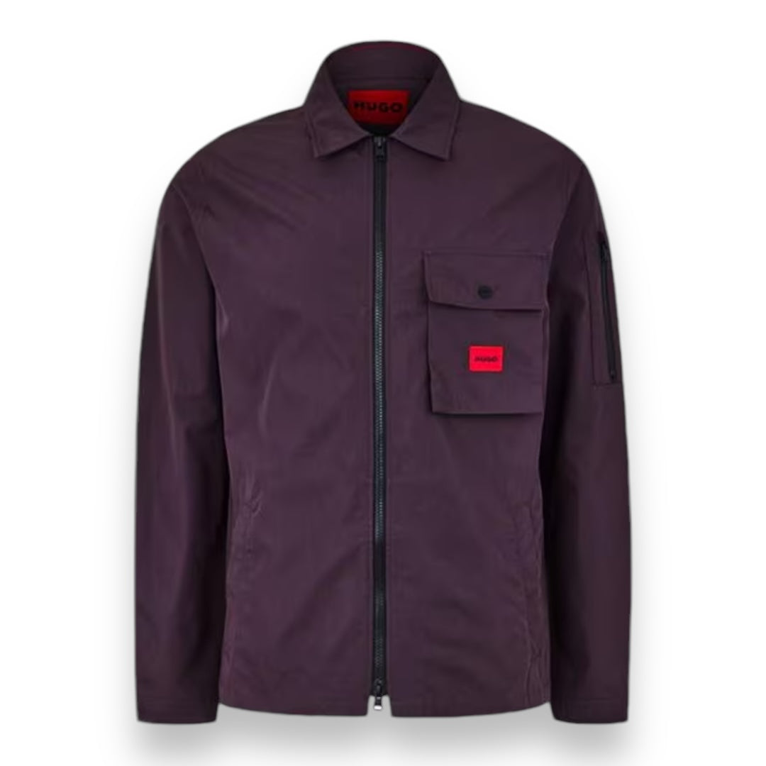 HUGO BOSS HUGO OVERSHIRT PURPLE