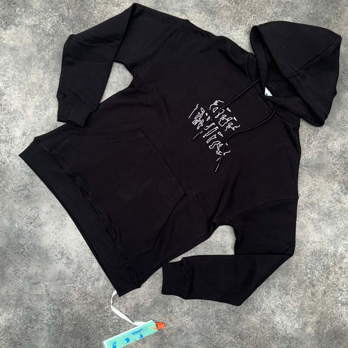 OFF WHITE CAMO ARROW OTTH HOODIE BLACK