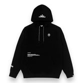 A BATHING APE MOON FACE PATCH OTTH HOODIE BLACK