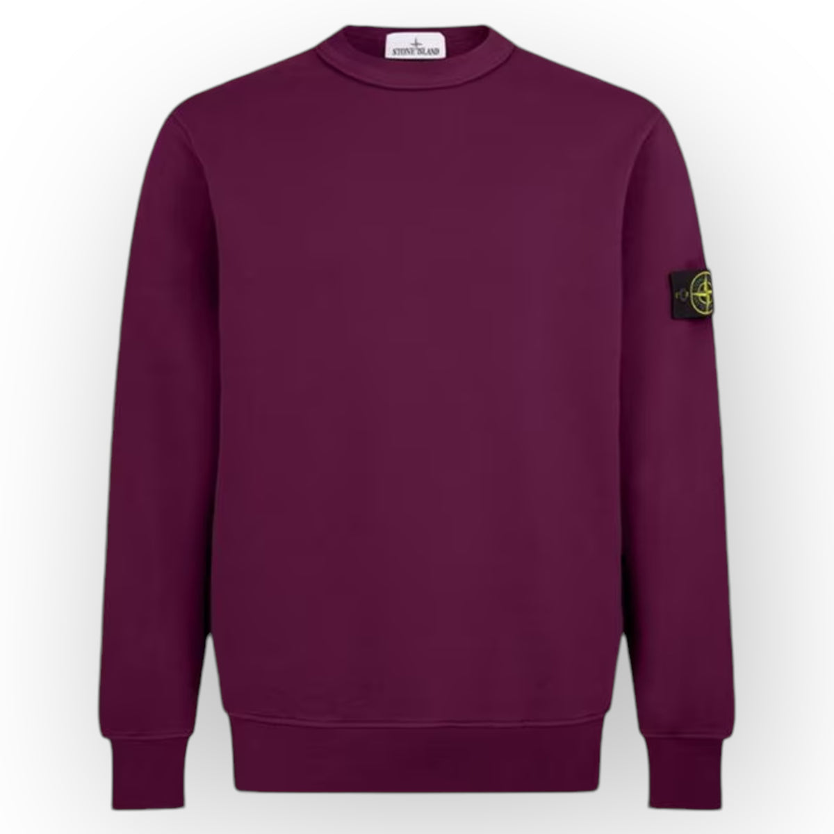 STONE ISLAND CREW NECK SWEATSHIRT MOSTO PURPLE